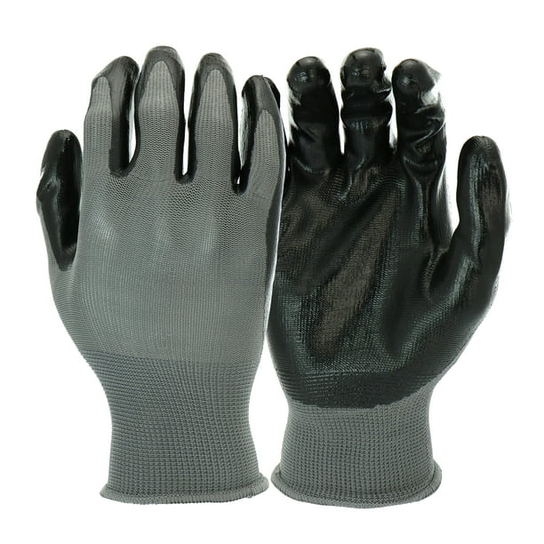 Black Leather Mens Gloves Fully Lined Sizes Medium/Large and Large/Extra Large 